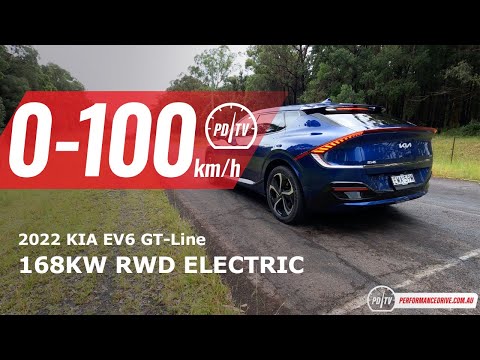 2022 Kia EV6 GT-Line (RWD) 0-100km/h & overview