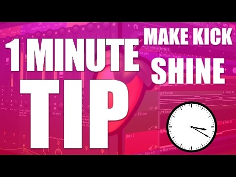 1 Minute Tip - How To Make Your Kick Cut Through You Mix More!