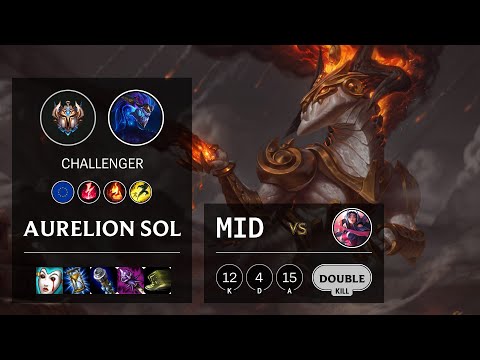 Aurelion Sol Mid vs Irelia - EUW Challenger Patch 10.18