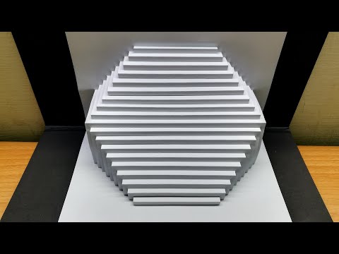 Pop Up Card｜Kirigami Art Tutorial｜Architecture Geometry｜JR Kirigami Art #70
