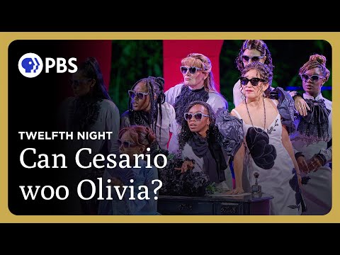 Cesario (Lupita Nyong'o) tries to woo Olivia (Sandra Oh) | Twelfth Night