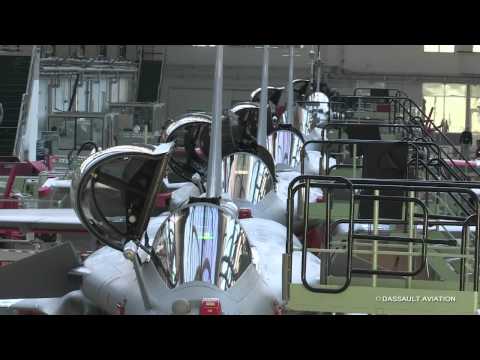 Virtual tour of Dassault Aviation's military static display area - 2015 Paris Air Show