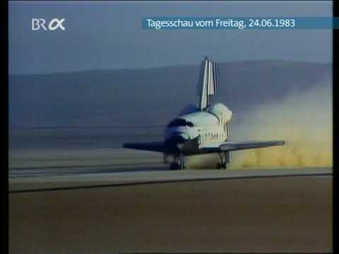 ARD Tagesschau vom 24.06.1983 - Shuttle STS-7 Landung