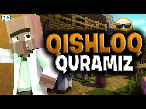 QISHLOQ QURAMIZ #12 ◼ MINECRAFT ◼ UZBEKCHA LETSPLAY