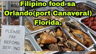 Ang sarap ng Filipino food sa Orlando, (Port Canaveral) Florida