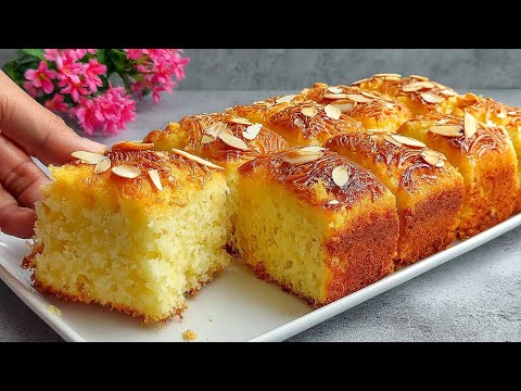 The softest and most delicious cake in 5 minutes! Super easy and melts in your mouth