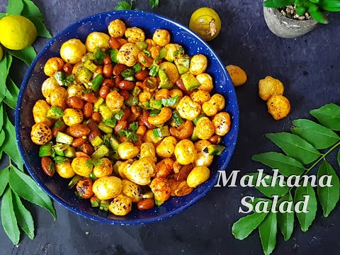 Air Fryer Healthy Makhana Salad