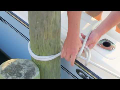 Grady-White How-Tos: Tying to a Piling
