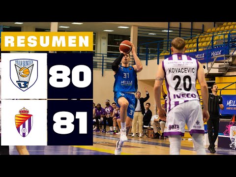MELILLA CIUDAD DEL DEPORTE 80-81 UEMC REAL VALLADOLID | RESUMEN LEB ORO
