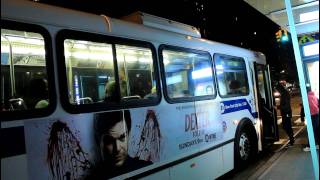 MaBSTOA & NYCTA Bus: M15 / +SBS / M31 / M86 Bus Action at 1st & York Ave / 86th Street @ NIGHT