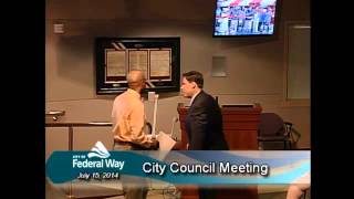 preview picture of video '7/15/2014 - Federal Way City Council - Regular Meeting'