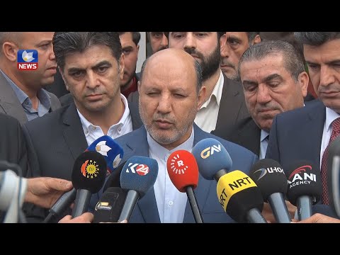 بەڤیدیۆ.. كونسوڵی ئێران لە هەرێم بەشداری لە پرسەی بەشار فایەق لە بەردەڕەش كرد
