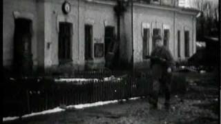 Кадры военной кинохроники. Освобожденный Проскуров. Март 1944 года. В этом месяце и в этих местах погиб прадед