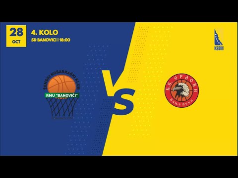 RMU Banovići vs KK Orlovi - 4.kolo - KSBIH - 2023/2024