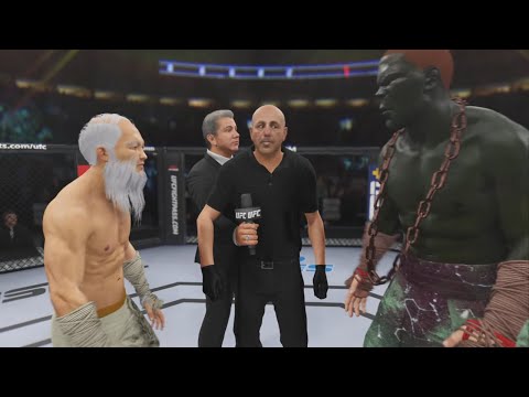 UFC 4 - Old Bruce Lee vs. Swamp Titan - Crazy UFC 👊🤪