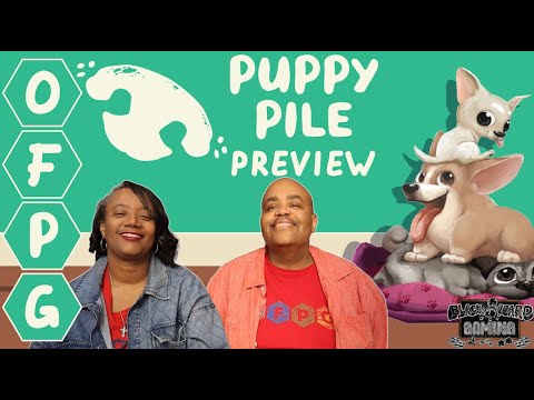 OFPG - Puppy Pile Preview (The Cutest of the Cutest!) [ft. BlackBoardGaming]