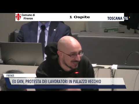 2022-11-15 FIRENZE - EX GKN, PROTESTA DEI LAVORATORI IN PALAZZO VECCHIO