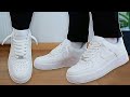 How To Lace Nike Air Force 1s Loosely BEST WAY