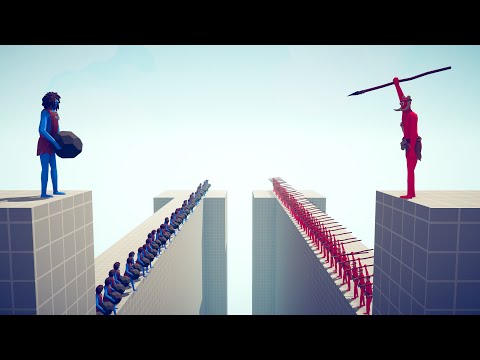 70x SPEAR THROWERS vs 70x EVERY RANGED UNIT - Totally Accurate Battle Simulator TABS