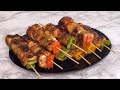 Perfect Pan Fried Chicken Kebab Recipe ~ Delicious Chicken Skewers!