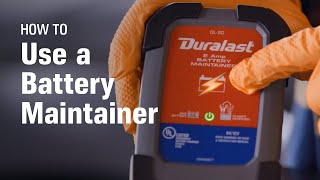 AutoZone How to Use a Battery Maintainer