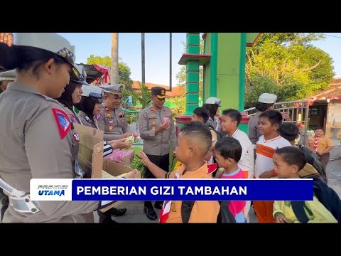 POLRES GROBOGAN BAGIKAN SUSU GRATIS