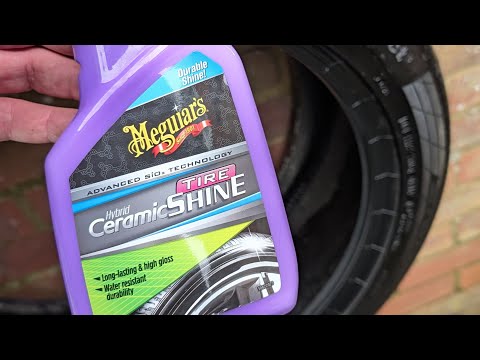 Meguiars Hybrid Ceramic Tire Shine | Is Cutting Edge Si02 Tech better than Silicone?