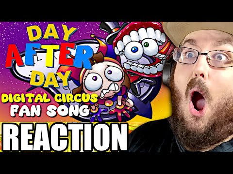 DAY AFTER DAY by RecD - Amazing Digital Circus FAN SONG WITH LYRICS REACTION!!!