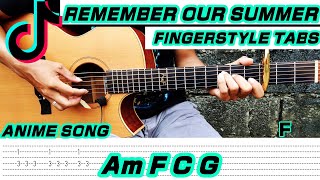 Download lagu Remember our Summer - frogMonster (Fingerstyle Cover) Tabs   Chords   Lyrics mp3
