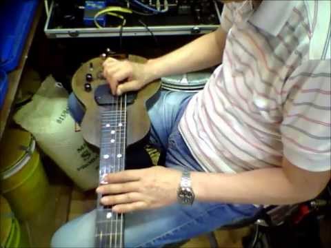 Knut Hem song cover　-Homemade Lap steel Guitar-