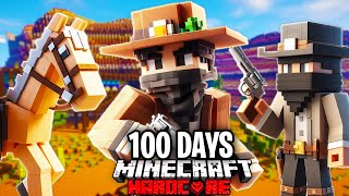I Survived 100 Days in the WILD WEST in Minecraft Hardcore!