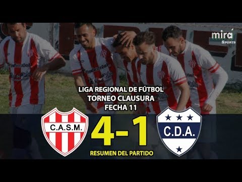 SAN MARTIN (CARHUÉ) vs DEP. ARGENTINO - Resumen (4-1) | Fecha 11 | Clausura LIGA REGIONAL DE FÚTBOL