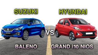 Maruti Suzuki Baleno vs Hyundai Grand i10 Nios Comparison