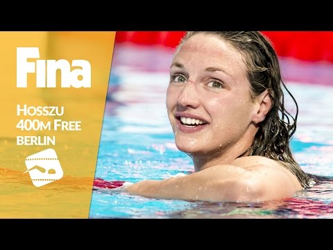 Hosszu shines again! Gold in women's 400m freestyle #2 Berlin