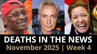 Who Died This Week | November 2025 #4 Celebrity Deaths & More
