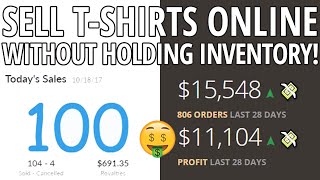 Sell Shirts Online Without Inventory 💸 BEGINNER Print On Demand Tips (2020)