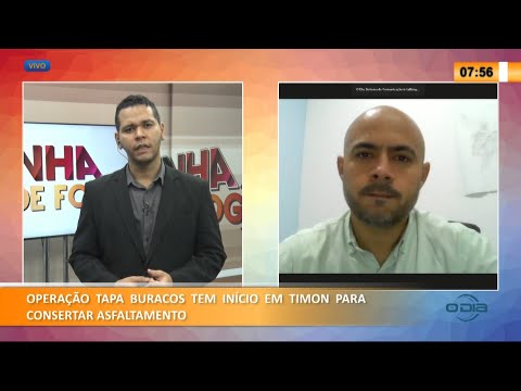 Operação Tapa Buracos tem início em Timon para conserto de asfaltamento 15 03 2021