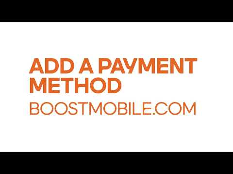 Add A Payment Method Boost Mobile