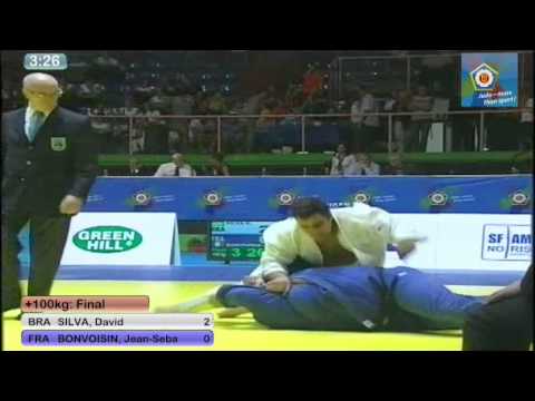 David MOURA [BRA] vs. Jean-Sebastien BONVOISIN [FRA] - 2012 World Cup of Rome [+100kg] Men Final