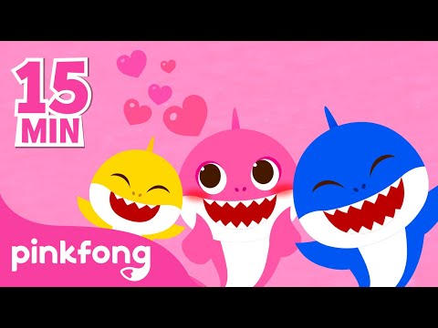 Eu te amo Mamãe Tubarão!❤️ | Feliz Dia das Mães | +Compilação | Pinkfong Canções para Crianças