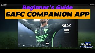 EAFC Companion App - BEGINNERS GUIDE!