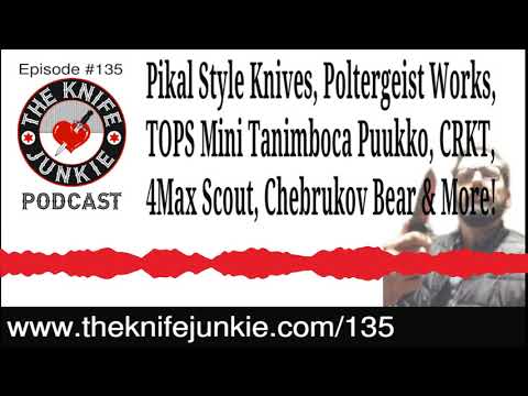 Pikal Style Knives Poltergeist Works TOPS Mini Tanimboca Puukko CRKT 4Max Scout & the Chebrukov Bear
