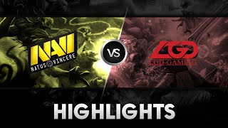 Highlights from Na'Vi vs LGD Gaming @ The International 2014
