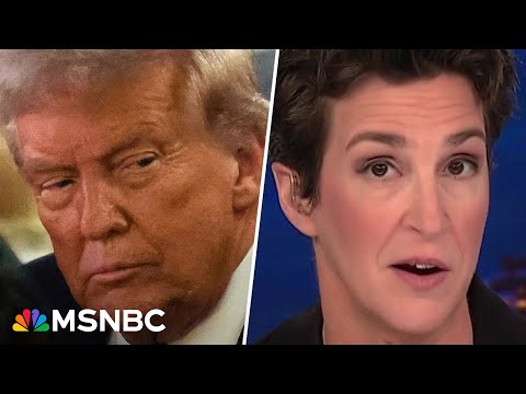 Maddow shows Trump in polling FREE FALL ahead of first election test of new term