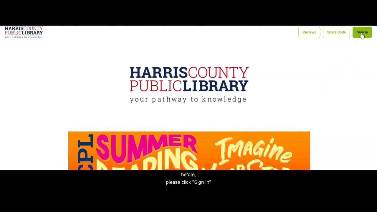 Registering for the Summer Reading Program using Beanstack