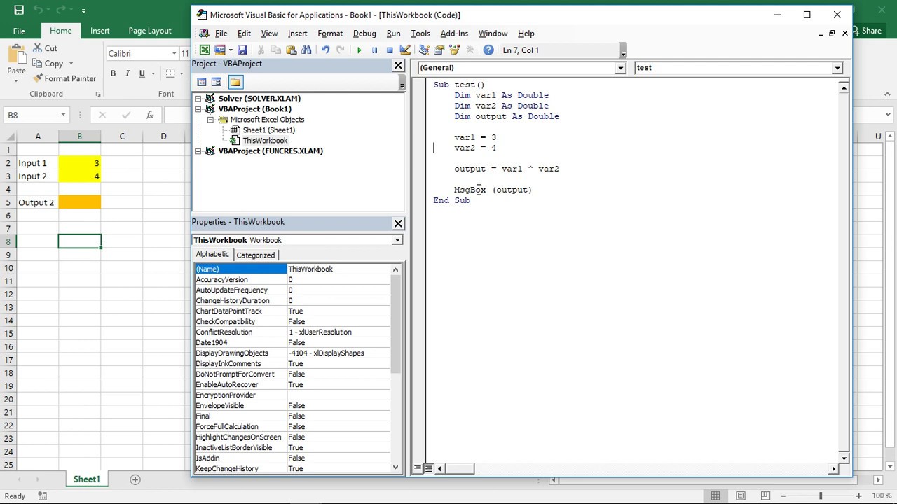 VBA - Reading from Worksheets and Writing in Worksheets
