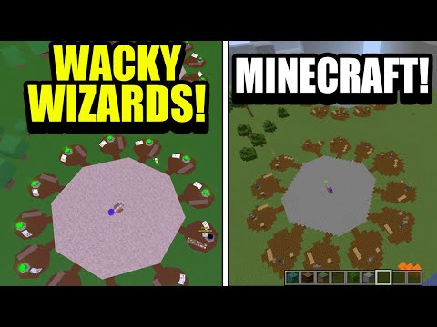 I built Roblox Wacky Wizards in Minecraft... (i have no life)