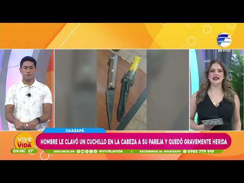 Hombre en Caazapá, le cl4vó un cuchillo en la cabeza a su pareja, dejándola gravemente h3rida  25 11