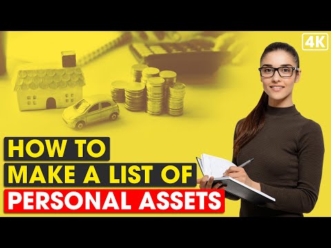 , title : 'How To Make A List Of Personal Assets (Templates And For Your Will)