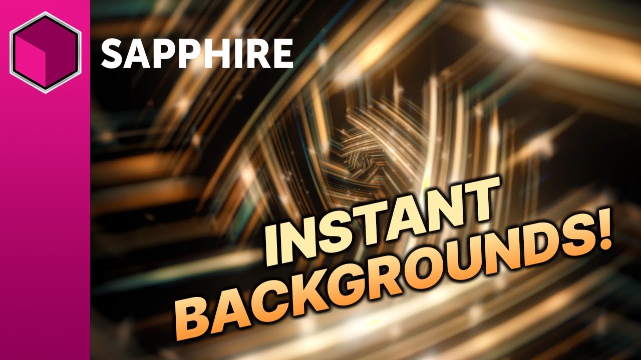Sapphire Quick Tip: Instant Motion Backgrounds with Effect Builder (S_Effect)